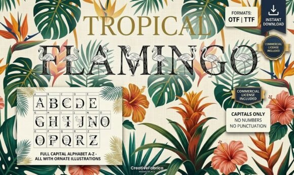 Download Tropical Flamingo - Tropical Collection