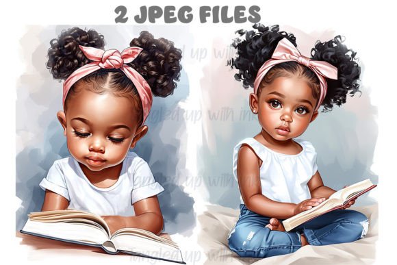 Download African American Girls Clipart Set 5 - Clipart Collection