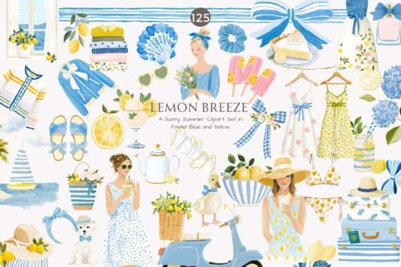 Download Lemon Clipart Summer Fashion Cottagecore - Cottagecore Collection