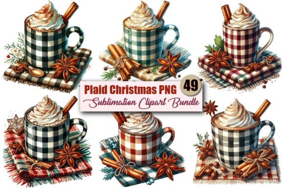 Download Black &amp; White Plaid Christmas Clipart - Clipart Collection