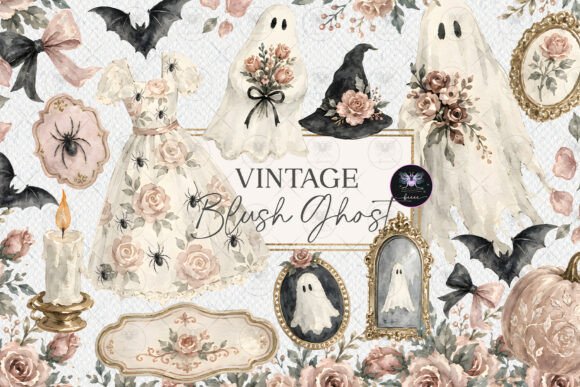 Download Vintage Ghost Halloween Clipart - Clipart Collection