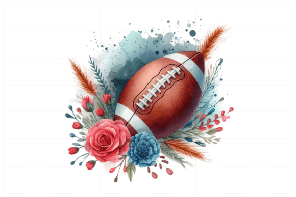 Download American Football Watercolor Clipart - Clipart Collection