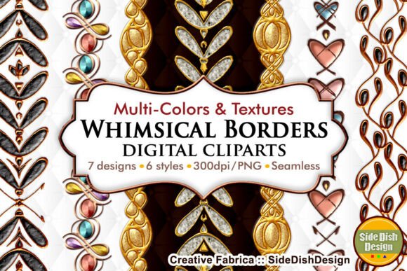 Download Whimsical Border Digital Clipart - Clipart Collection