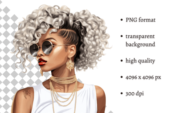 Download African American Fashion Girl Clipart - Clipart Collection