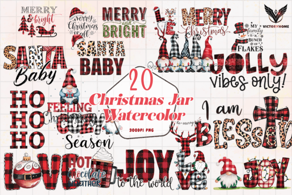 Download Plaid Christmas Quotes Bundle Clipart - Clipart Collection