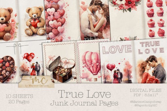 Download Valentines Junk Journal Pages - Junk journal page Collection